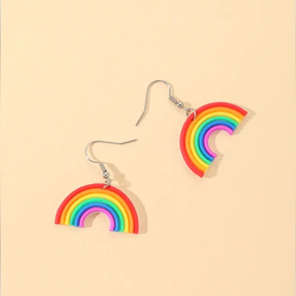 NEW Rainbow dangle Earrings - Boutique